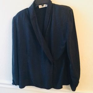 Silk black blouse